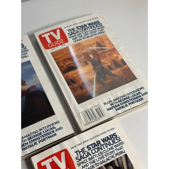 TV Guide May 11–Y2K Star-Wars Saga Continues Lenticular Cover Obi‑Wan / Anakin - Picture 4 of 6